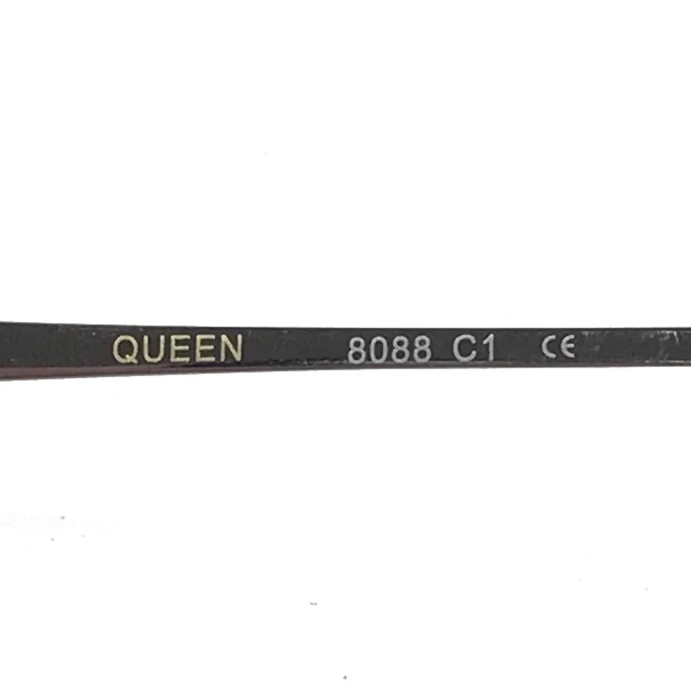 Grace Eyeglasses Frames QUEEN 8088 C1 Black Gray Rectangle Titanium 58-16-145